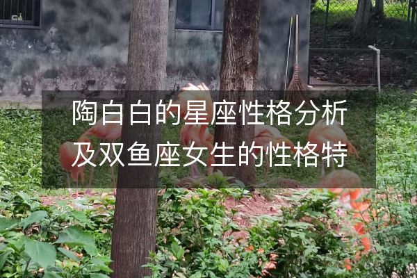 陶白白的星座性格分析及雙魚座女生的性格特點